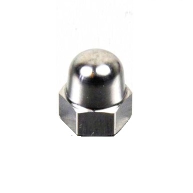 M6X1.0 THREAD PITCH TITANIUM DOME HEAD 10MM HEX NUT GRADE 5